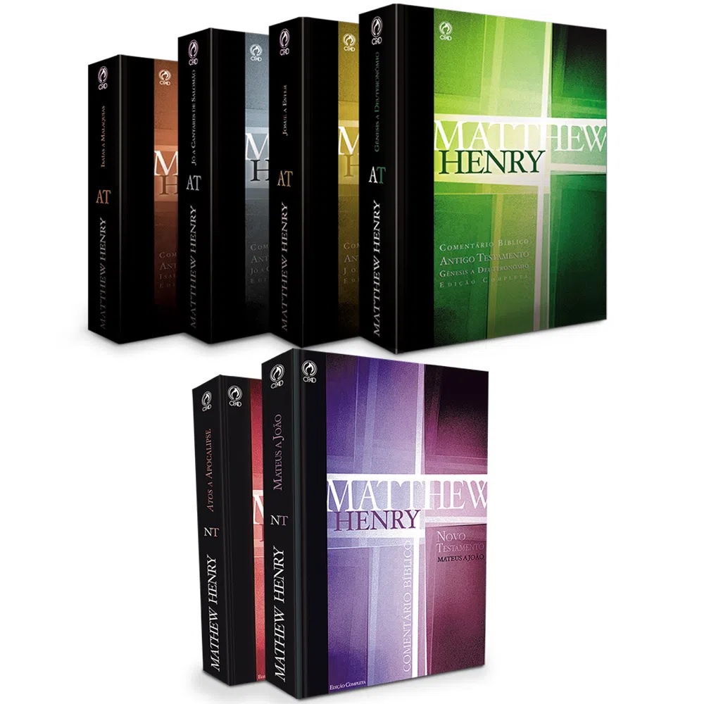 Coment?rio B?blico Matthew Henry - Obra Completa 6 Volumes 1 Comentário Bíblico Matthew Henry Obra Completa com 6 Volumes