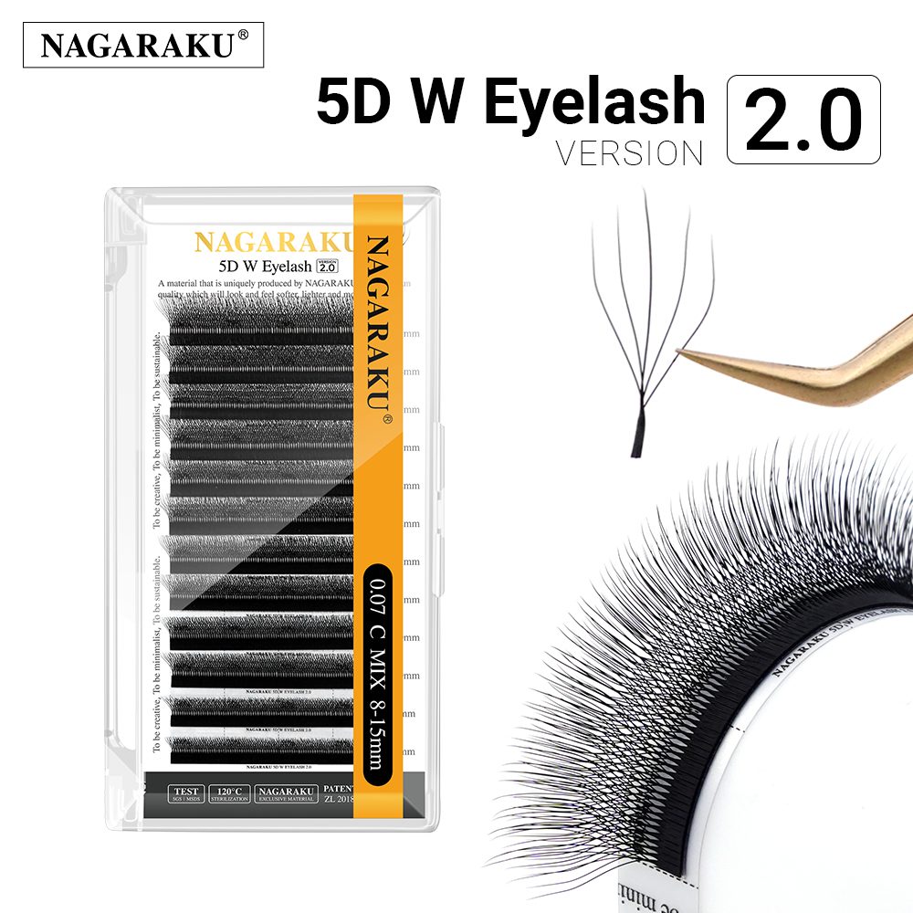 C?lios Posti?os 5D Nagaraku W - V?rios Comprimentos 1 Cílios Postiços 5D Nagaraku W - Vários Comprimentos