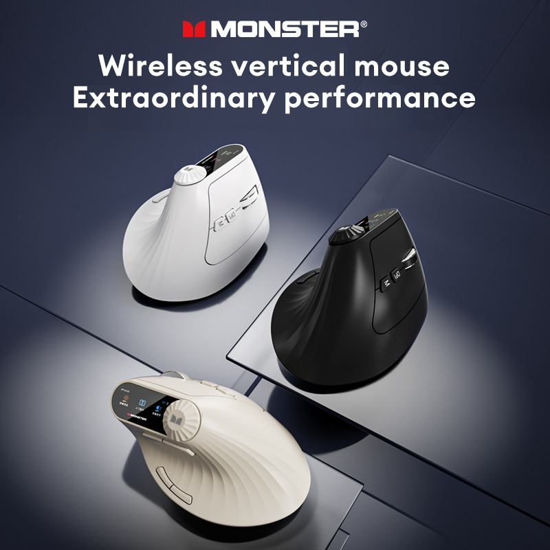 Monster M2 MAX Mouse Bluetooth Sem Fio Antiderrapante - Design Ergon?mico, Luz Multi Dispositivo, Compat?vel com Bateria de 500ma 1 Monster M2 MAX Mouse Bluetooth Sem Fio Antiderrapante Design Ergonômico Luz Multi Dispositivo Compatível Com Bateria De