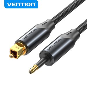 Cabo Óptico Toslink para 3.5mm - Áudio de Alta Fidelidade