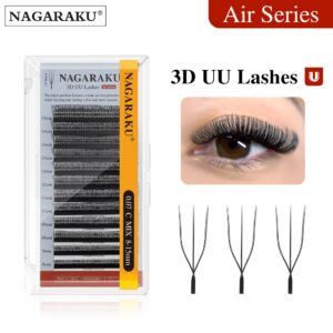 Extensões de Cílios 3D Nagaraku