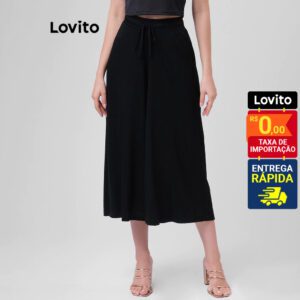 Calça Pantacourt Feminino Viscose Elástico