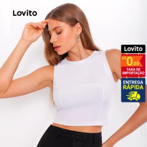 Regata Cropped Feminina Lisa Casual