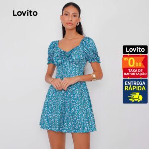 Vestido Floral Curto Estampa Floral