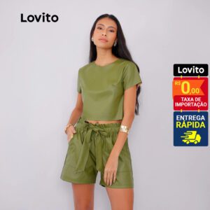 Blusa Lisa Casual Feminina Poliéster