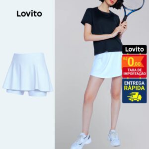 Shorts Saia Esportiva Feminino Branco