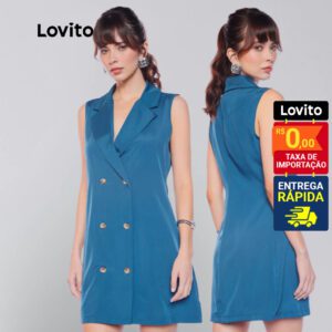 Vestido Blazer Curto Elegante Social LB963