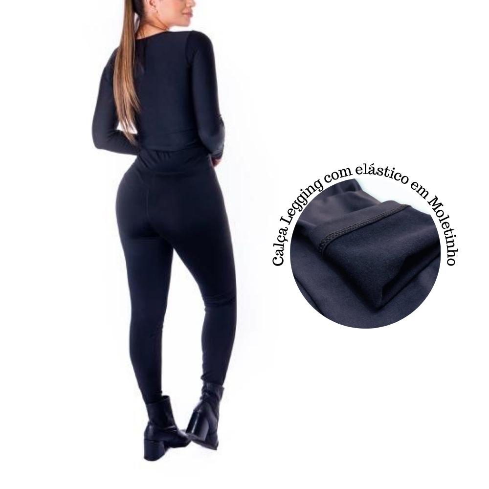 Legging Flanelada Cintura Alta Pel?cia Fitness 1 Legging Flanelada Cintura Alta Pelúcia Fitness
