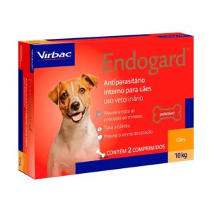 Vermífugo Endogard Virbac 10kg para Cães - 2 Comprimidos