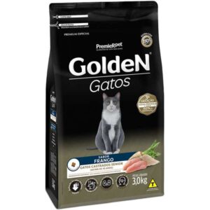 Ração Golden Gatos Castrados Sênior Sabor Frango