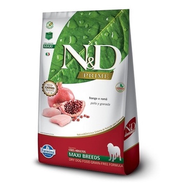 Ra??o N& 1 Ração N & D Prime Maxi Cães Frango E Romã 10kg Pett