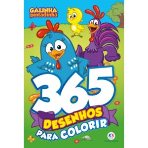 Livro Galinha Pintadinha Desenhos para Colorir 365