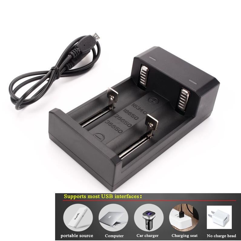 Carregador USB 2 Baterias - Sofirn U22 1 Carregador USB 2 Baterias - Sofirn U22