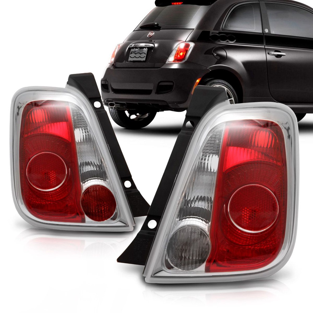 Lanterna Traseira Fiat 500 2008-2012 | Polon?s 1 Lanterna Fiat 500 2008 2009 2010 2011 2012 Polonês