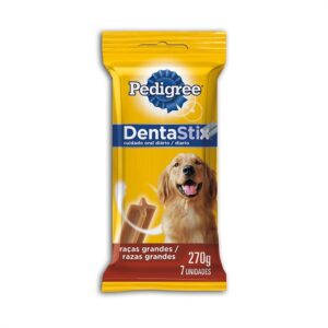 Petisco Pedigree Dentastix Cães Adultos Raças Grandes 7 unidades 270g