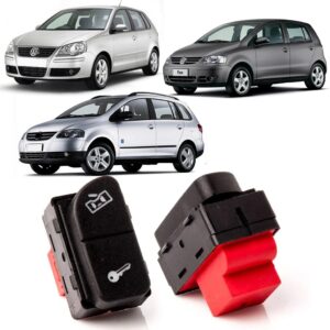 Botão Interruptor Trava Destrava Fox Spacefox Crossfox Polo 2006 - 2009