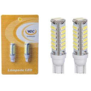 Lâmpada LED T10 Pingão 20 LEDs Universal