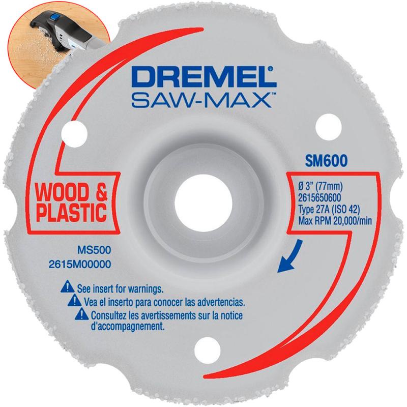 Disco de Corte Dremel SAW MAX DSM600 1 Disco de Corte Multiuso para Dremel SAW MAX DSM600 DREMEL