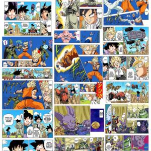 Papel de Parede Adesivo Dragon Ball Super 3m x 50cm