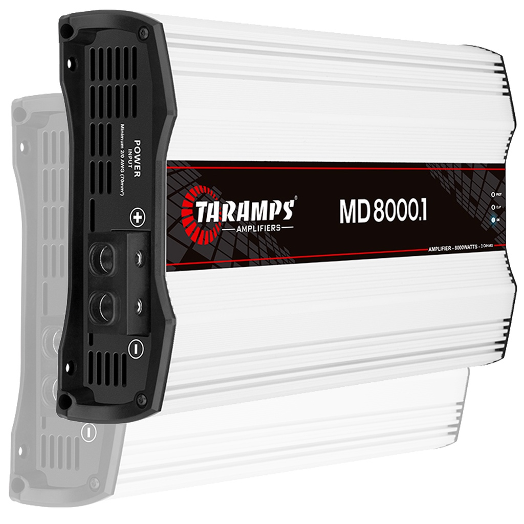 Amplificador Taramps MD 8000.1 8000W RMS 1 Amplificador Taramps MD 8000.1 8000W RMS