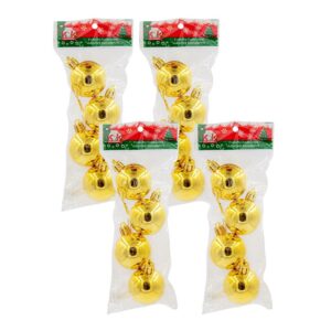 Bolinhas Douradas Kit 16 Enfeite Árvore Natal