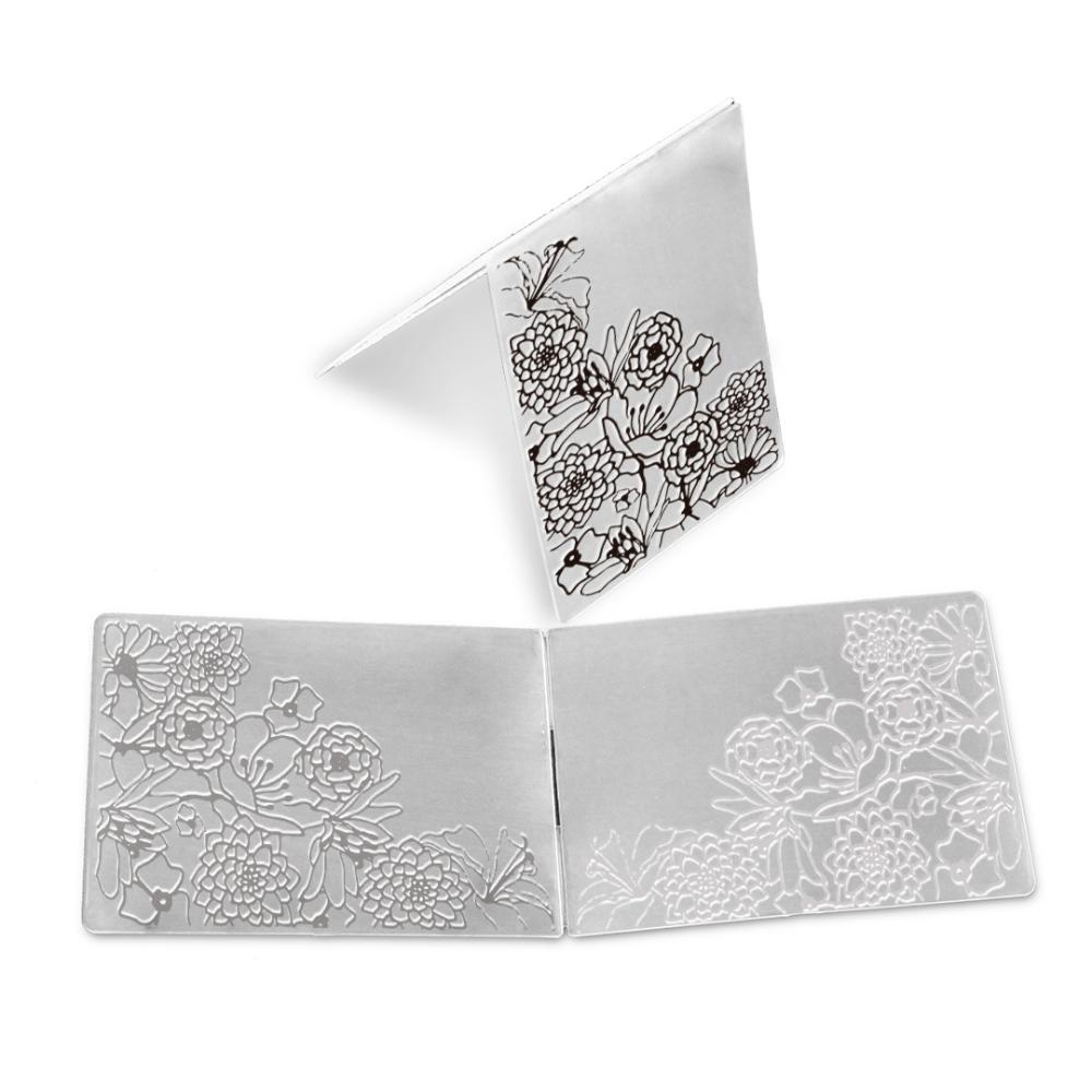 Molde Embossing Floral Mimo - 10,6x15cm 1 Molde Embossing Floral Mimo - 10,6x15cm