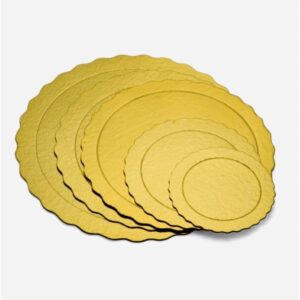 Cake Board Base Dourada 10 Unidades - Diversas Medidas