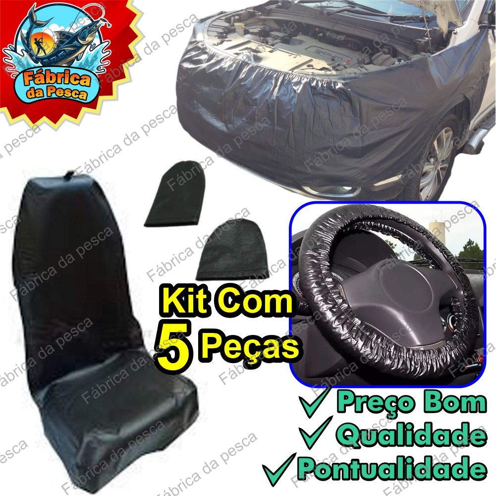 Capa Prote??o Automotiva 5 Pe?as 1 Capa Proteção Automotiva 5 Peças