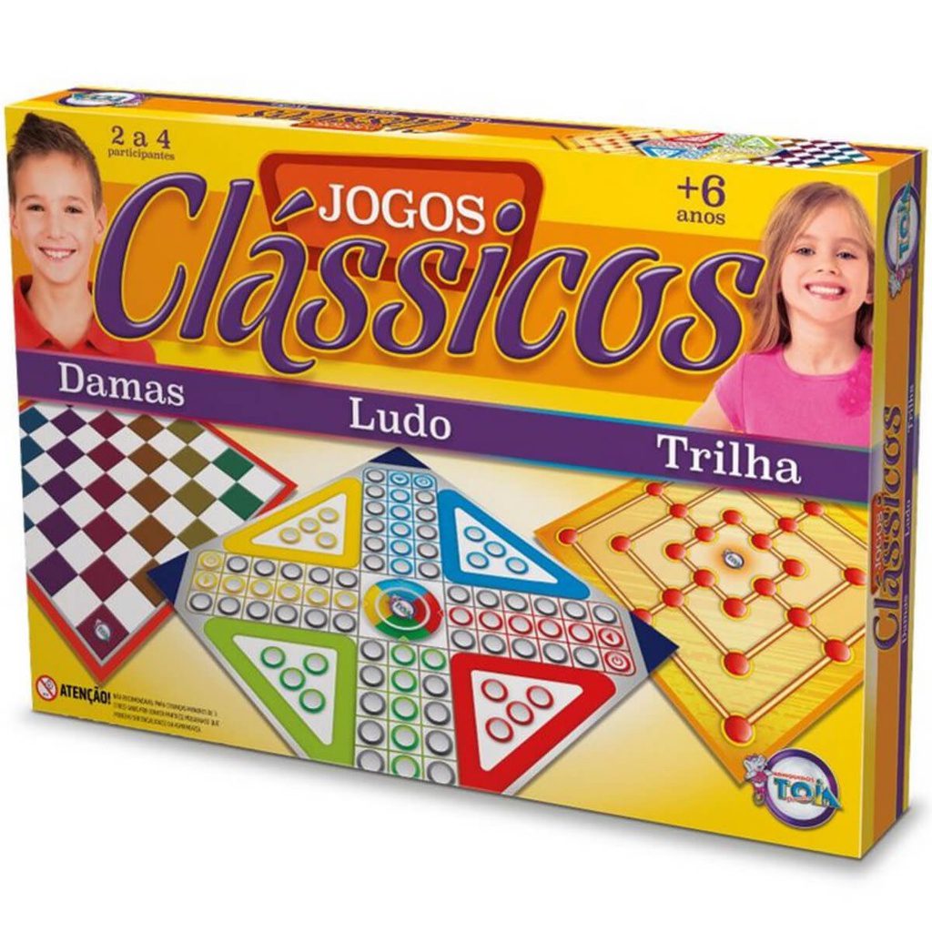 Jogos Cl?ssicos Damas Ludo Trilha Fam?lia 1 Jogos Clássicos Damas Ludo Trilha Família