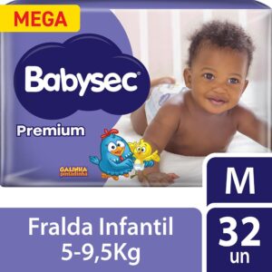 Fralda Babysec Galinha Pintadinha M 32
