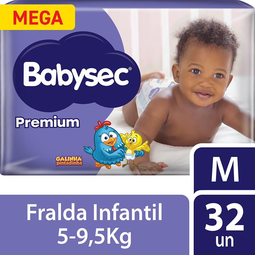 Fralda Babysec Galinha Pintadinha M 32 1 Fralda Babysec Galinha Pintadinha M 32