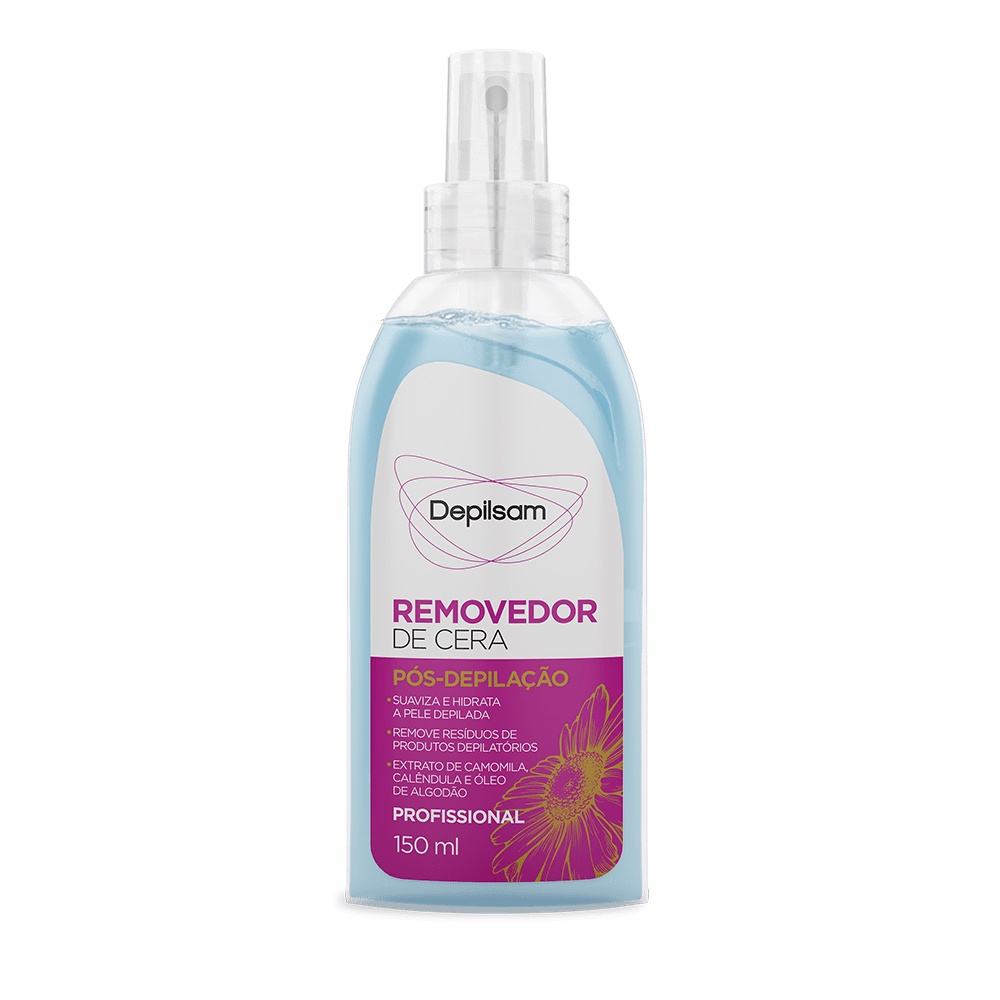 Removedor de Cera Depilsam 150ml - Pele Macia 1 Removedor de Cera Depilsam 150Ml
