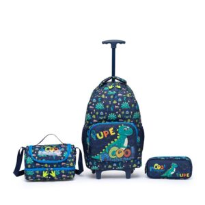 Mochila, Lancheira e Estojo Dinossauro Infantil