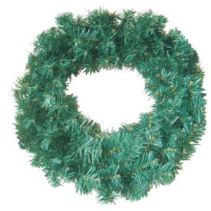 Guirlanda Natal Festão Aramado Coroa 30cm 80 Galhos Verde