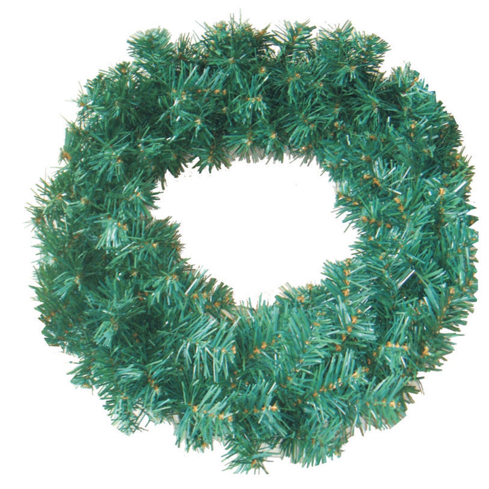 Guirlanda Natal Fest?o Aramado 30cm 80 Galhos 1 Guirlanda Natal Festão Aramado Coroa 30cm 80 Galhos Verde