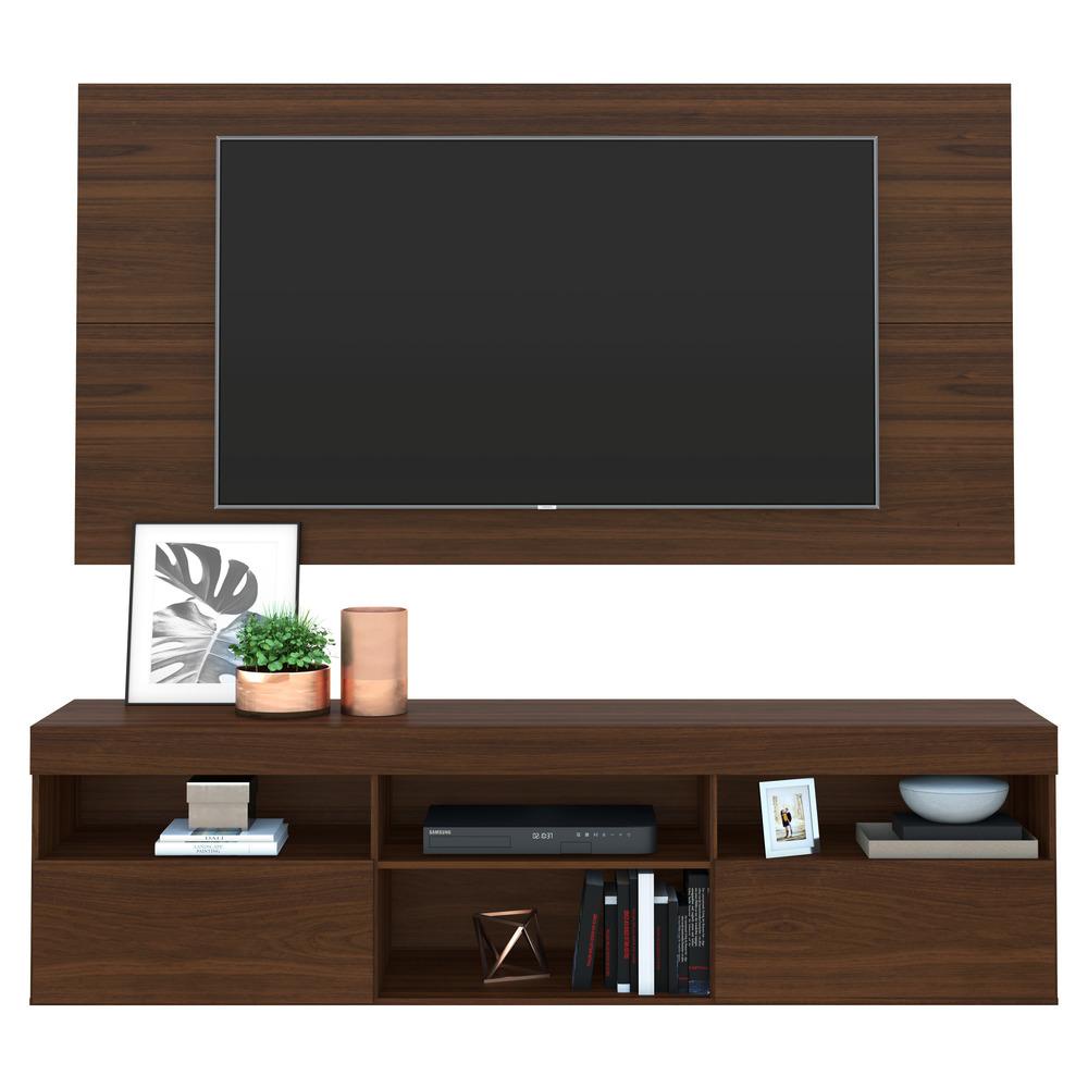 Rack com Painel para TV at? 65" Multim?veis Fl?rida FG3059 Madeirado - Organize Sua Sala com Estilo 1 Rack com Painel para TV até 65" Multimóveis Flórida FG3059 Madeirado