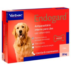 Vermífugo Endogard Cães - 6un