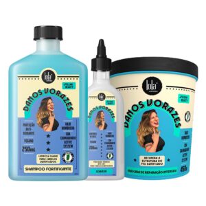 Kit Lola Cosmétics Reconstrução Danos Vorazes - 3 Produtos