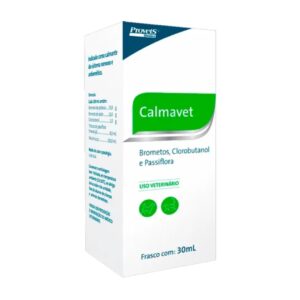 Calmavet 30ml Calmante Natural Para Cães E Gatos Provets