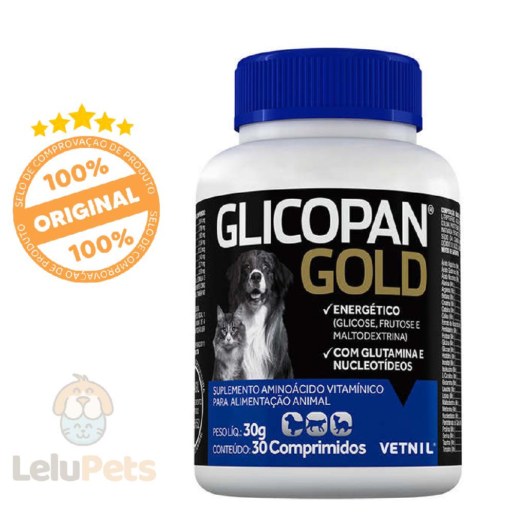 Suplemento Vitam?nico Glicopan Gold - Pet 1 Suplemento Vitamínico Glicopan Gold - Pet