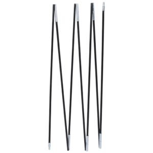 Varetas Para Reposição De Barraca Iglu 3 Lugares 54cm Preto Fibra De Vidro Resistente Bel