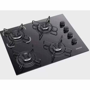 Cooktop Itatiaia 4 Bocas Vidro Temperado
