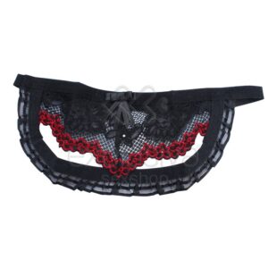 Lingerie Sapeka Melina Preto Vermelho