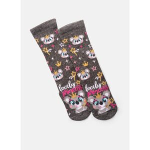 Meia 3/4 Bebê Coala Princess Algodão