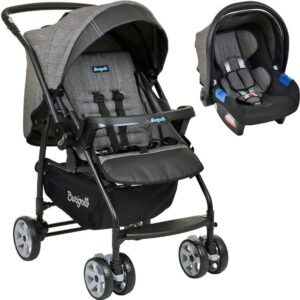 Carrinho de Bebê Burigotto Rio K + Bebê Conforto Touring X