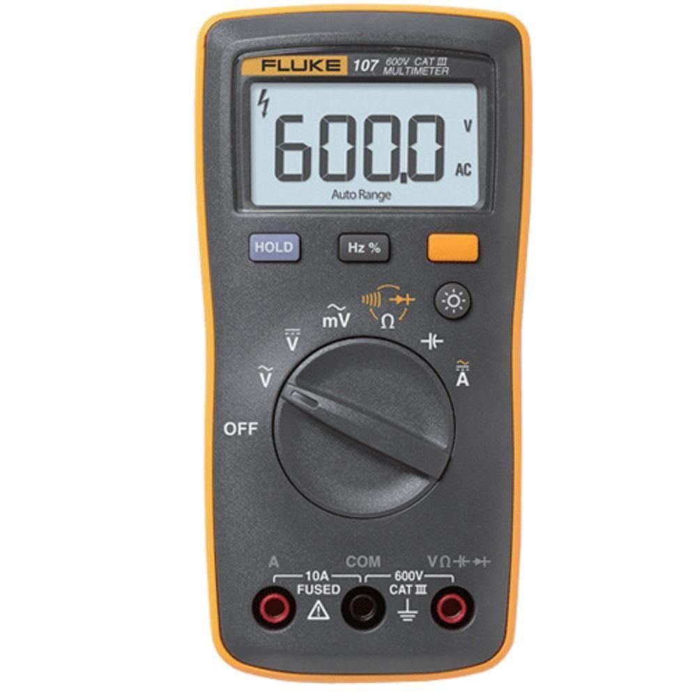 Mult?metro Digital Fluke CAT III 107 1 Multímetro Digital Fluke CAT III 107