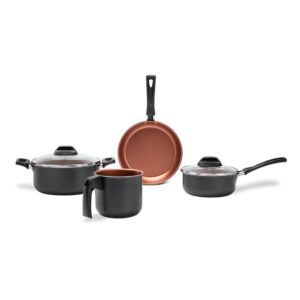 Jogo de Panelas Antiaderente Brinox Topázio 4 Peças