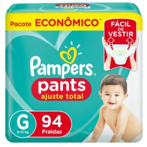 Fralda Pampers Ajuste Total Max 94 Unidades