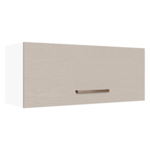 Armário Aéreo Cozinha 80cm Branco Crema Madesa