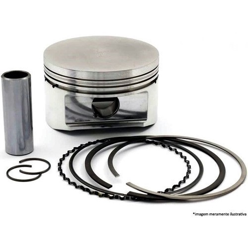 Kit Pistão Apache 150 Vini 0,25mm 1 Kit Pistao Com Aneis Apache 150 0,25mm Vini